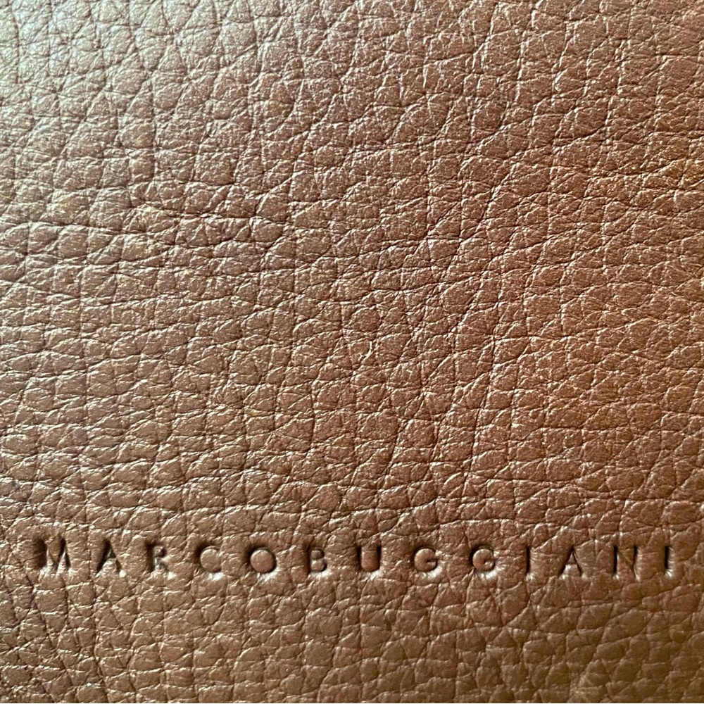 🤎 Marco Buggiani Leather Shoulder Bag - Picture 4 of 7